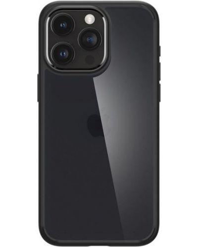 Калъф Spigen - Ultra Hybrid, iPhone 15 Pro, Frost Black - 1