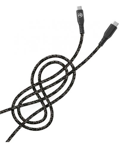 Кабел Tellur - Green Data, USB-C/USB-C, 1 m, черен - 2