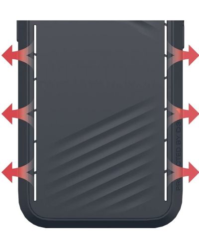 Калъф Gear4 - Vancouver Snap, iPhone 13 Pro, черен/син - 4