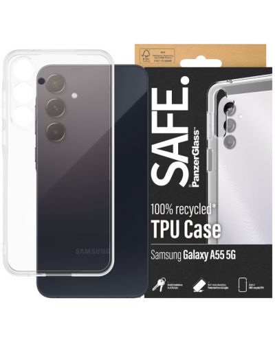 Калъф SAFE - Galaxy A55 5G, прозрачен - 1