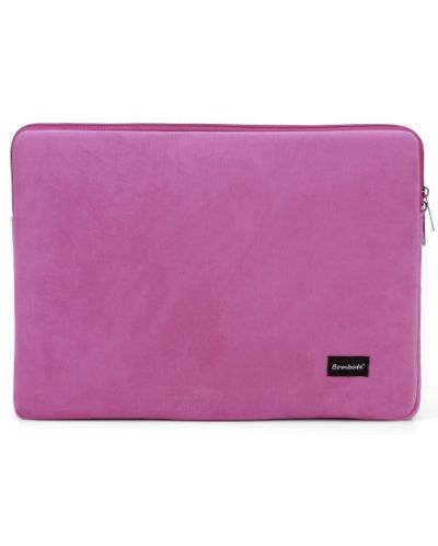 Калъф за лаптоп Bombata - Velvet, 15.6''-16'', Dark Pink - 1