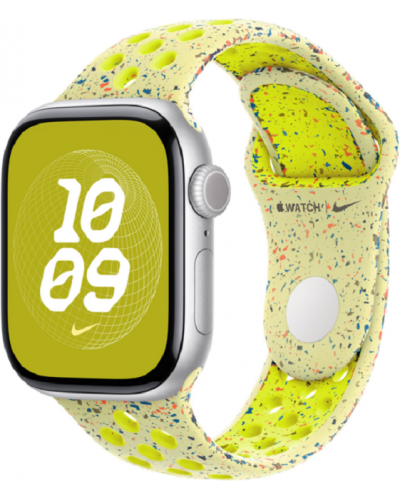 Каишка Apple - Nike Sport Band, Apple Watch, 46 mm, M/L, Volt Splash - 1