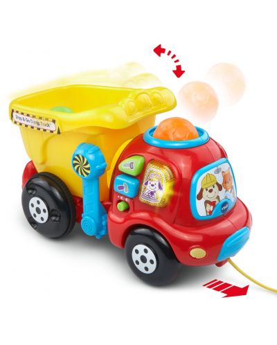 Бебешка музикална играчка Vtech - Камион, за дърпане - 2