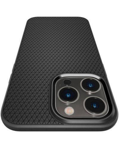 Калъф Spigen - Liquid Air, iPhone 14 Pro Max, черен - 8