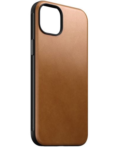 Калъф Nomad - Modern Leather, iPhone 15 Plus, English Tan - 5