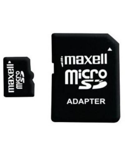 Карта памет Maxell - 8GB, microSDHC, Class10 + адаптер - 1