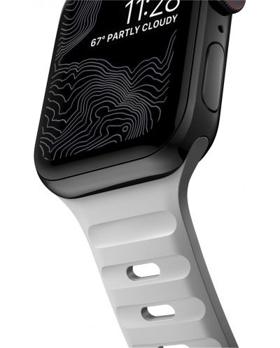 Каишка Nomad - Sport, Apple Watch 1-8/SE, S/M, сива - 5