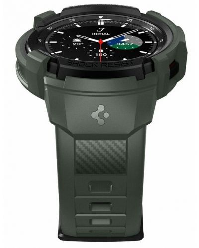 Калъф Spigen - Rugged Armor Pro, Galaxy Watch4 Classic, зелен - 3