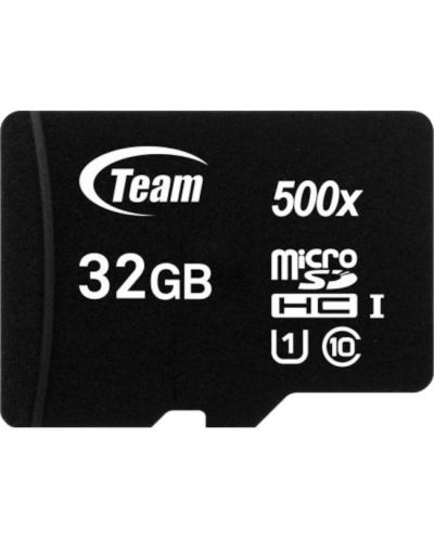 Карта памет Team Group - 32GB, microSDHC, Class10 + адаптер - 1