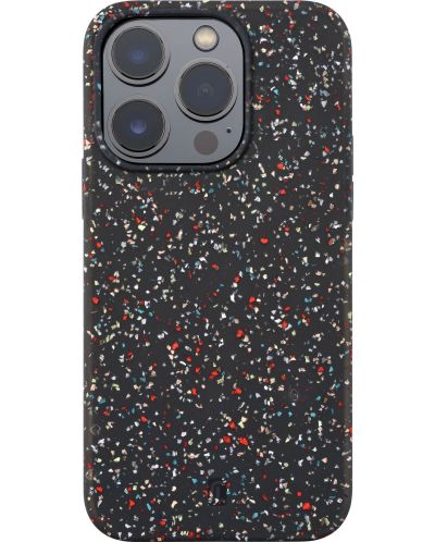 Калъф Cellularline - Sensation Dots, iPhone 14 Pro, черен - 1