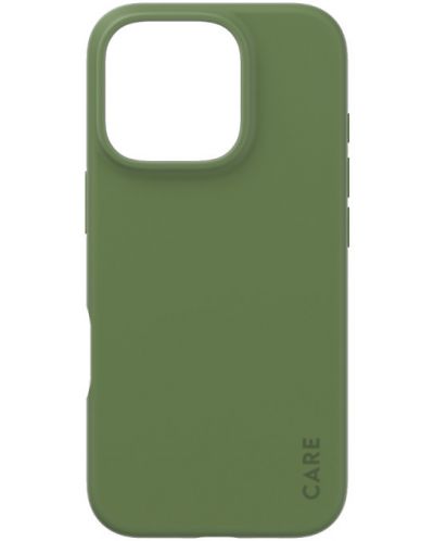 Калъф CARE - Fashionable, iPhone 16 Pro, зелен - 2