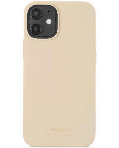 Калъф Holdit - Silicone, iPhone 12 mini, бежов - 1