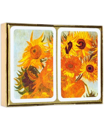 Карти за игра Piatnik - Van Gogh - Sunflowers (2 тестета) - 2