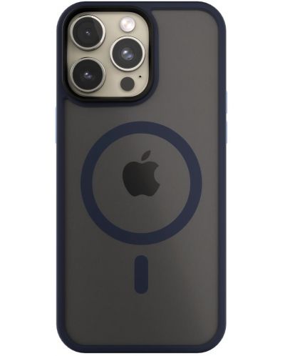 Калъф Next One - Midnight Mist Shield MagSafe, iPhone 15 Pro, тъмносин - 2