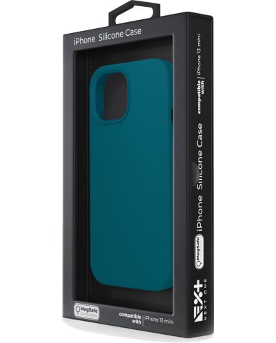 Калъф Next One - Silicon MagSafe, iPhone 13 mini, зелен - 8