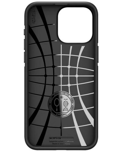 Калъф Spigen - Core Armor, iPhone 15 Pro, Matte Black - 2