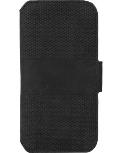 Калъф Krusell - Leather Wallet, iPhone 13 Pro, черен - 2