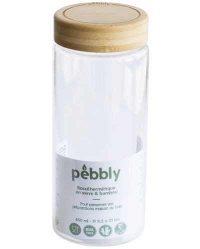 Канистер с херметическо затваряне Pebbly - 850 ml, 8.5 х 21 cm - 1