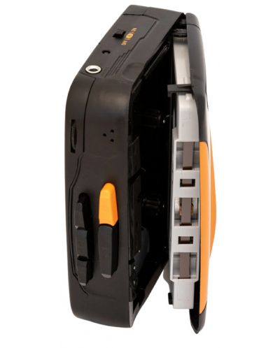 Касетофон GPO - Cassette Walkman Bluetooth, черен/оранжев - 3