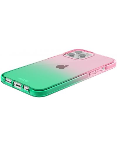 Калъф Holdit - SeeThru, iPhone 13 Pro Max, Grass green/Bright Pink - 3