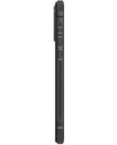 Калъф Spigen - Rugged Armor, iPhone 15 Pro, Matte Black - 8
