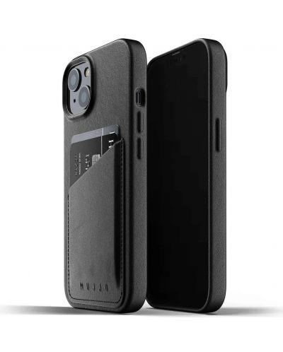 Калъф Mujjo - Full Leather Wallet, iPhone 13, черен - 1