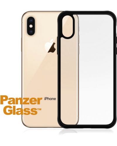 Калъф PanzerGlass - ClearCase, iPhone XS, черен - 1