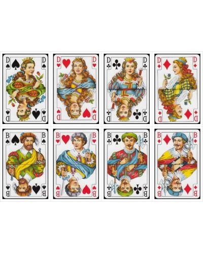 Карти за игра Piatnik - модел Bridge-Poker-Whist, цвят кафяви - 4