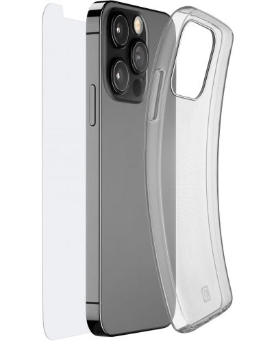 Калъф и протектор Cellularline - iPhone 13 Pro Max, прозрачни - 2