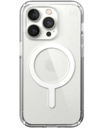 Калъф Speck - Presidio Perfect Clear MagSafe, iPhone 14 Pro, прозрачен - 1
