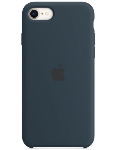Калъф Apple - Silicone, iPhone SE, Abyss Blue - 1