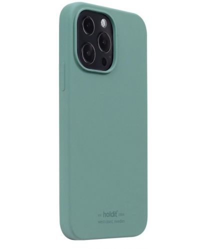Калъф Holdit - Silicone, iPhone 14 Pro, Moss Green - 2