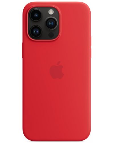 Калъф Apple - Silicone MagSafe, iPhone 14 Pro Max, червен - 1
