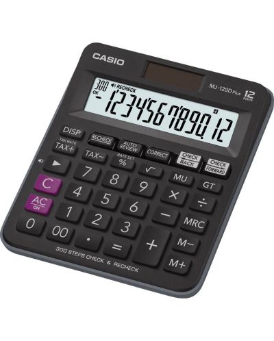 Калкулатор Casio MJ-120D PLUS - Настолен, 12 dgt, 148 x 126.5 x 28.6 mm - 1