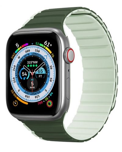 Каишка Dux Ducis - Magnetic LD, Apple Watch, 38/40/41 mm, зелена - 1