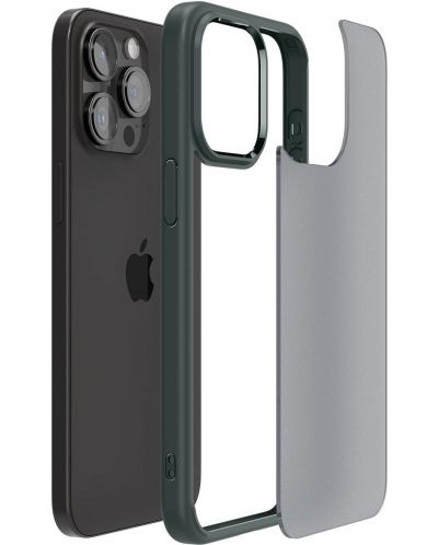 Калъф Spigen - Ultra Hybrid, iPhone 15 Pro, Frost Green - 4