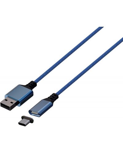 Кабел Konix - Mythics Premium Magnetic Cable 3 m, син (Xbox Series X/S) - 2