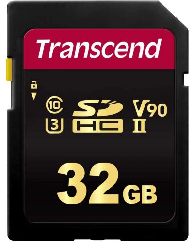 Карта памет Transcend - 32GB, SDHC, UHS-II U3, V90 - 1