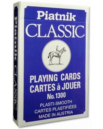 Карти за игра Piatnik 1301, цвят сини - 1