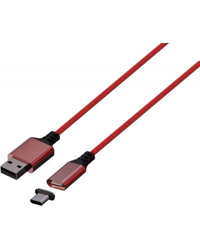 Кабел Konix - Mythics Premium Magnetic Cable 3 m, червен (Xbox Series X/S) - 2