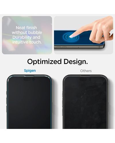 Калъф и протектор Spigen - Crystal Pack 360, iPhone 14 Pro, прозрачни - 3