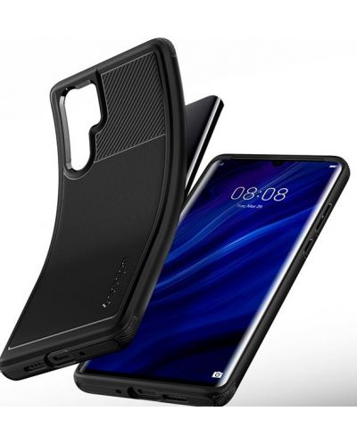 Калъф Spigen - Rugged Armor, Huawei P30 Pro, черен - 3