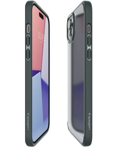 Калъф Spigen - Ultra Hybrid, iPhone 15, Frost Green - 7
