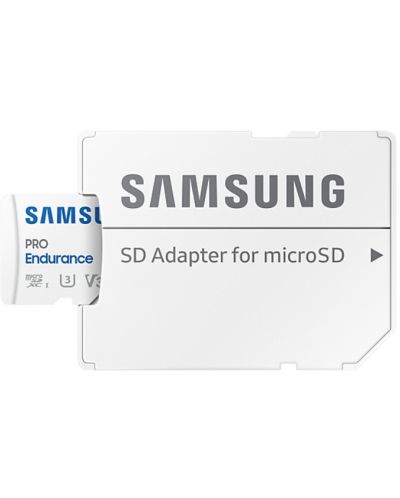 Карта памет Samsung - PRO Endurance, 256GB, microSDXC, Class10 + адаптер - 2