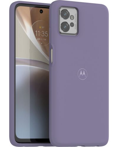 Калъф Motorola - Premium Soft, Moto G32, лилав - 5