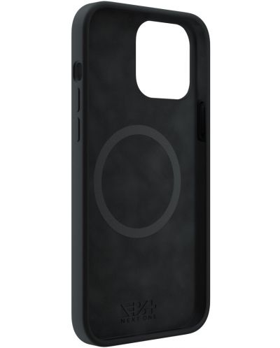 Калъф Next One - Silicon MagSafe, iPhone 13 Pro Max, черен - 6