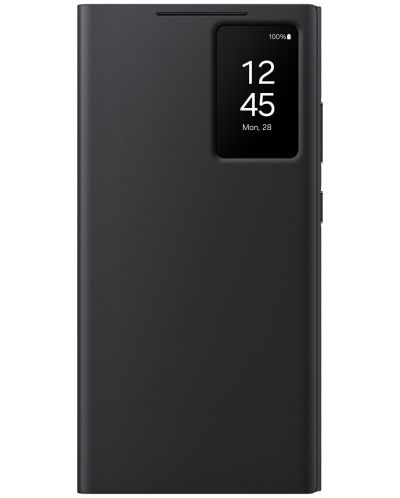 Калъф Samsung - S-View Case, Galaxy S24 Ultra, черен - 1