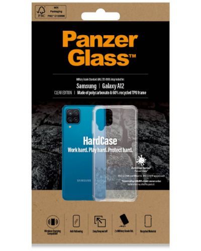 Калъф PanzerGlass - HardCase, Galaxy A12, прозрачен - 8