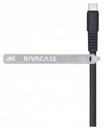 Кабел Rivacase - PS6002BK21, USB-C/USB-A, 2.1 m, черен - 6