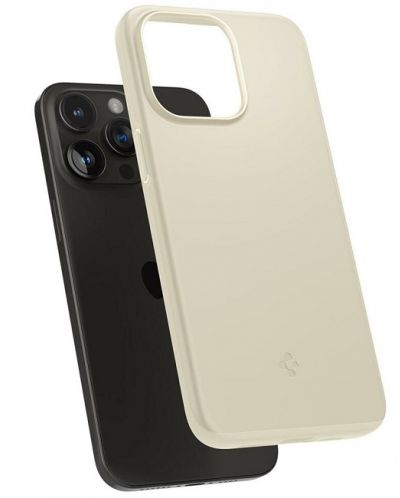 Калъф Spigen - Thin Fit, iPhone 15 Pro Max, Mute Beige - 3